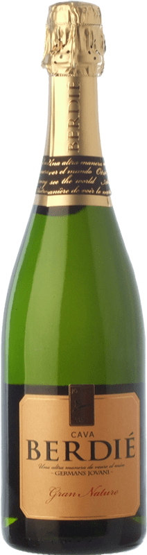 13,95 € | 白起泡酒 Berdié Gran Brut Nature 大储备 D.O. Cava 加泰罗尼亚 西班牙 Macabeo, Xarel·lo, Parellada 75 cl