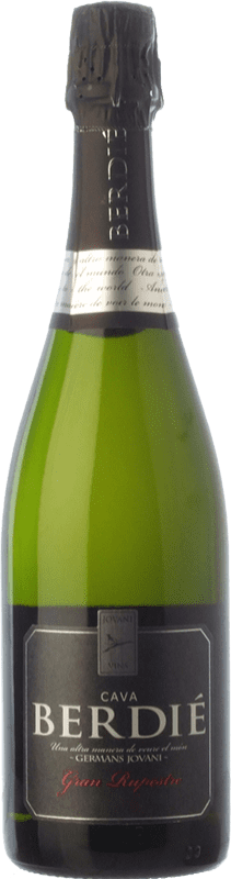 9,95 € | 白スパークリングワイン Berdié Gran Rupestre グランド・リザーブ D.O. Cava カタロニア スペイン Macabeo, Xarel·lo, Parellada 75 cl
