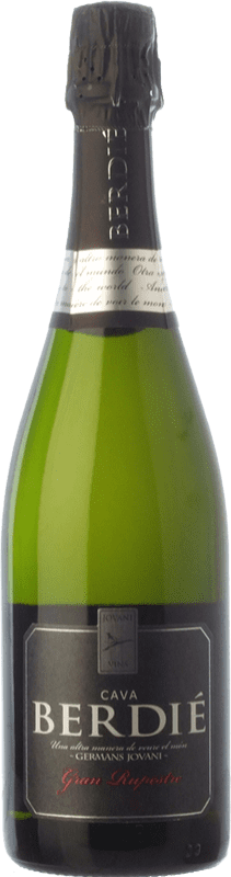 9,95 € 送料無料 | 白スパークリングワイン Berdié Gran Rupestre グランド・リザーブ D.O. Cava