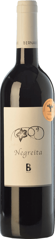13,95 € Free Shipping | Red wine Bernaví Negreita Crianza Spain Montepulciano, Morenillo Bottle 75 cl