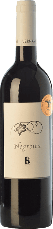 Envio grátis | Vinho tinto Bernaví Negreita Crianza Espanha Montepulciano, Morenillo 75 cl