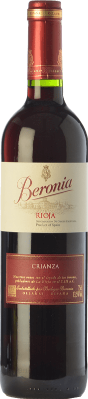 7,95 € | Red wine Beronia Crianza D.O.Ca. Rioja The Rioja Spain Tempranillo, Grenache, Graciano Magnum Bottle 1,5 L