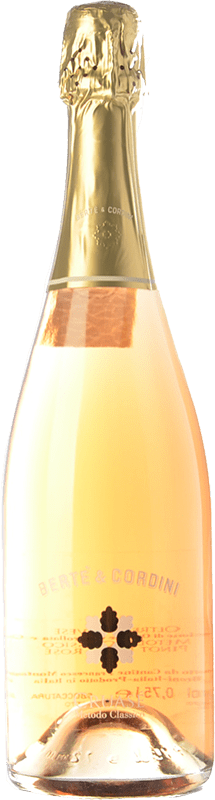 Kostenloser Versand | Weißer Sekt Bertè & Cordini Cruasé D.O.C.G. Oltrepò Pavese Metodo Classico Lombardei Italien Spätburgunder 75 cl