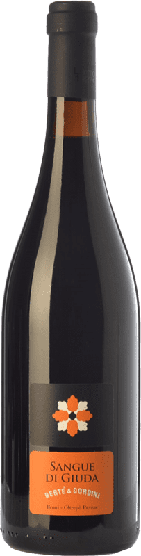 11,95 € | Sweet wine Bertè & Cordini Sangue di Giuda D.O.C. Oltrepò Pavese Lombardia Italy Barbera, Croatina, Rara, Ughetta 75 cl