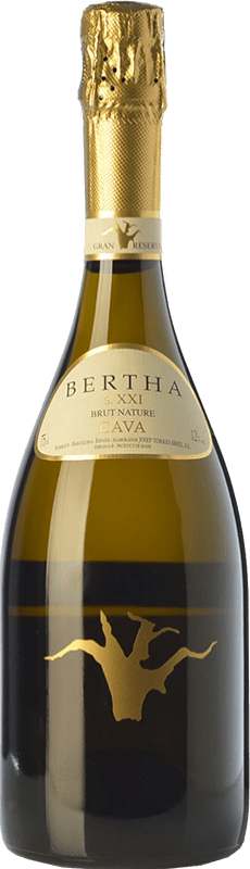 送料無料 | 白スパークリングワイン Bertha Siglo XXI グランド・リザーブ D.O. Cava カタロニア スペイン Macabeo, Xarel·lo, Chardonnay, Parellada 75 cl