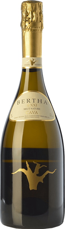 31,95 € | White Sparkling Wine Bertha Siglo XXI Grand Reserve D.O. Cava Catalonia Spain Macabeo, Xarel·lo, Chardonnay, Parellada 75 cl