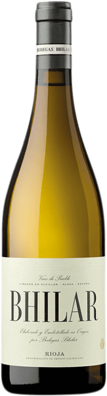 Free Shipping | White wine Bhilar Aged D.O.Ca. Rioja The Rioja Spain Viura, Grenache White 75 cl