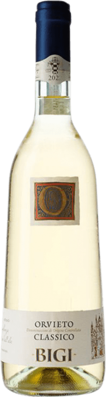 7,95 € | White wine Bigi Vigneto Torricella D.O.C. Orvieto Umbria Italy Malvasía, Trebbiano, Verdejo, Drupeggio 75 cl