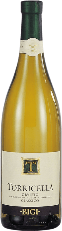 9,95 € | Vino bianco Bigi Vigneto Torricella D.O.C. Orvieto Umbria Italia Malvasía, Trebbiano, Verdejo, Drupeggio 75 cl