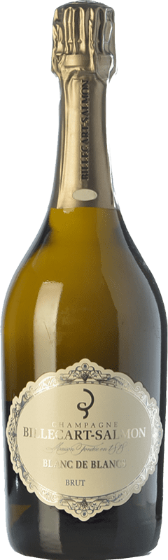 Бесплатная доставка | Белое игристое вино Billecart-Salmon Blanc de Blancs Vintage Резерв A.O.C. Champagne шампанское Франция Chardonnay 75 cl