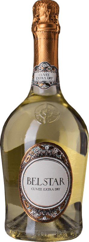 Free Shipping | White sparkling Bisol Jeio Cuvée Extra Dry I.G.T. Vino Spumante di Qualità Italy Chardonnay, Sauvignon, Glera 75 cl