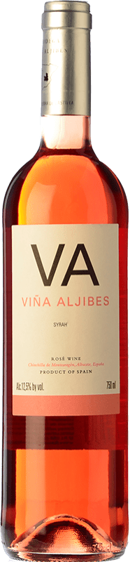 5,95 € | Розовое вино Los Aljibes Viña Aljibes молодое I.G.P. Vino de la Tierra de Castilla Кастилья-Ла-Манча Испания Syrah — Сира 75 cl