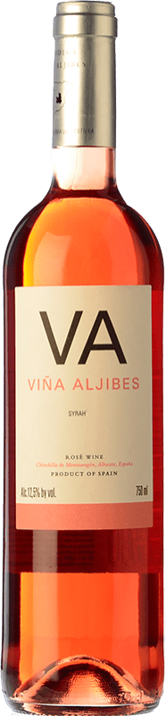 5,95 € Envío gratis | Vino rosado Los Aljibes Viña Aljibes Joven I.G.P. Vino de la Tierra de Castilla