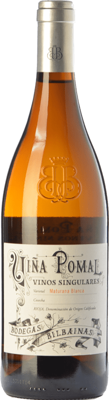 37,95 € Spedizione Gratuita | Vino Bianco Bodegas Bilbaínas Viña Pomal Crianza — Invecchiato in Botte D.O.Ca. Rioja