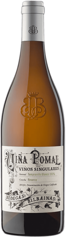 35,95 € | White wine Bodegas Bilbaínas Viña Pomal Aged D.O.Ca. Rioja The Rioja Spain Tempranillo White Bottle 75 cl