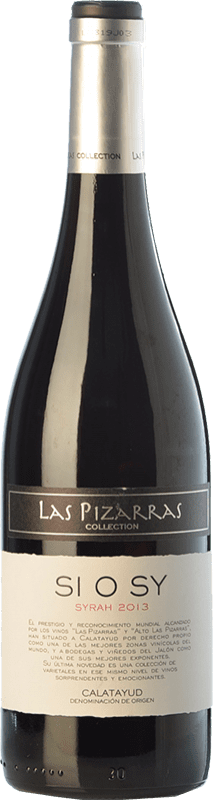 Envío gratis | Vino tinto Bodegas del Jalón Si o Sy Joven D.O. Calatayud Aragón España Syrah 75 cl