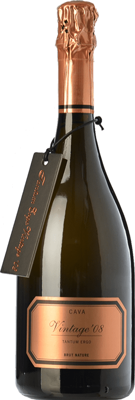 48,95 € Free Shipping | White sparkling Hispano-Suizas Tantum Ergo Vintage Gran Reserva D.O. Cava Catalonia Spain Pinot Black, Chardonnay Bottle 75 cl