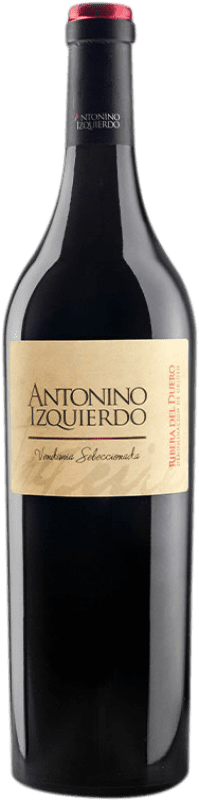 29,95 € | Red wine Antonino Izquierdo Vendimia Seleccionada Young D.O. Ribera del Duero Castilla y León Spain Tempranillo, Cabernet Sauvignon 75 cl