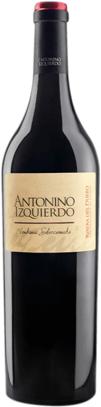 26,95 € | Vino tinto Antonino Izquierdo Vendimia Seleccionada Joven D.O. Ribera del Duero Castilla y León España Tempranillo, Cabernet Sauvignon 75 cl