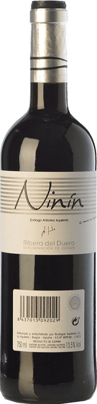 7,95 € Бесплатная доставка | Красное вино Antonino Izquierdo Ninín молодое D.O. Ribera del Duero