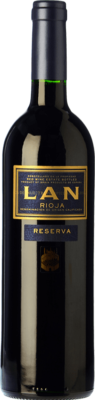 13,95 € Free Shipping | Red wine Lan Reserva D.O.Ca. Rioja The Rioja Spain Tempranillo, Graciano, Mazuelo Bottle 75 cl