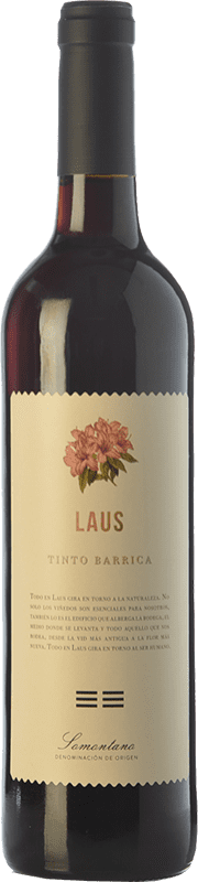 Бесплатная доставка | Красное вино Laus Дуб D.O. Somontano Арагон Испания Tempranillo — Темпранильо, Merlot — Мерло, Cabernet Sauvignon — Каберне Совиньон 75 cl