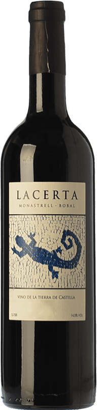 8,95 € | Red wine Lazo Lacerta Monastrell-Bobal Crianza I.G.P. Vino de la Tierra de Castilla Castilla la Mancha Spain Monastrell, Bobal Bottle 75 cl