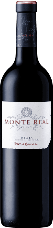 Envio grátis | Vinho tinto Bodegas Riojanas Monte Real Crianza D.O.Ca. Rioja La Rioja Espanha Tempranillo 75 cl