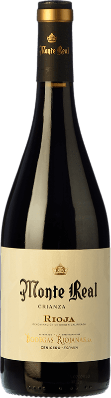 11,95 € | Red Wine Bodegas Riojanas Monte Real Crianza — Aged D.O.Ca. Rioja The Rioja Spain Tempranillo 75 cl