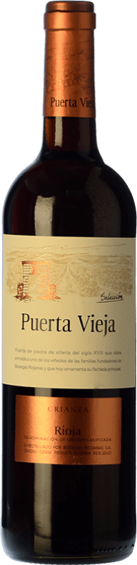 Free Shipping | Red Wine Bodegas Riojanas Puerta Vieja Selection Crianza — Aged D.O.Ca. Rioja The Rioja Spain Tempranillo Jéroboam-Double Magnum Bottle 3 L