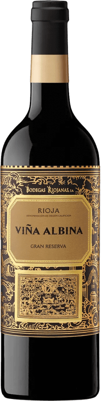 195,95 € | Red wine Bodegas Riojanas Viña Albina Gran Reserva 2001 D.O.Ca. Rioja The Rioja Spain Tempranillo, Graciano, Mazuelo Special Bottle 5 L
