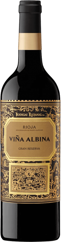 16,95 € Envío gratis | Vino Tinto Bodegas Riojanas Viña Albina Gran Reserva D.O.Ca. Rioja
