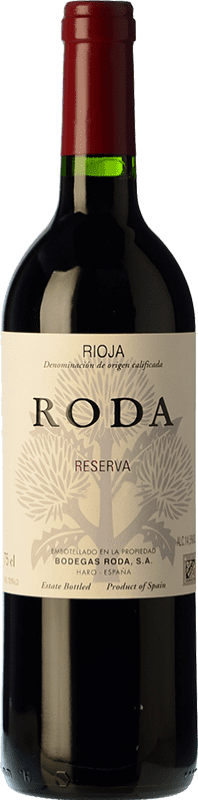 28,95 € | Red wine Bodegas Roda Reserve D.O.Ca. Rioja The Rioja Spain Tempranillo, Graciano Bottle 75 cl