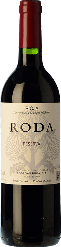 41,95 € Envio grátis | Vinho tinto Bodegas Roda Reserva D.O.Ca. Rioja