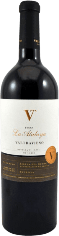 24,95 € | Red wine Valtravieso Reserva D.O. Ribera del Duero Castilla y León Spain Tempranillo, Merlot, Cabernet Sauvignon Magnum Bottle 1,5 L