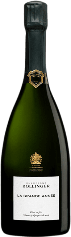 193,95 € | Белое игристое Bollinger La Grande Année Гранд Резерв A.O.C. Champagne шампанское Франция Pinot Black, Chardonnay 75 cl