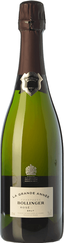 233,95 € | Rosé sparkling Bollinger La Grande Année Rosé Reserve A.O.C. Champagne Champagne France Pinot Black, Chardonnay 75 cl