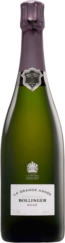 223,95 € Бесплатная доставка | Розовое игристое вино Bollinger La Grande Année Rosé Резерв A.O.C. Champagne