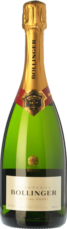 77,95 € Spedizione Gratuita | Spumante Bianco Bollinger Brut Cuvée, Speciale Gran Riserva A.O.C. Champagne