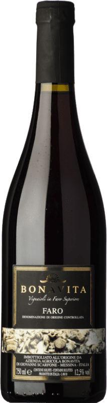 37,95 € | Red Wine Bonavita D.O.C. Faro Sicily Italy Nerello, Nocera 75 cl