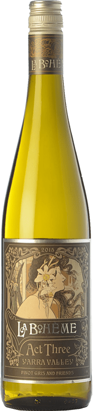 Бесплатная доставка | Белое вино Bortoli La Bohème III Pinot Gris старения I.G. Yarra Valley Долина Ярра Австралия Pinot Grey 75 cl