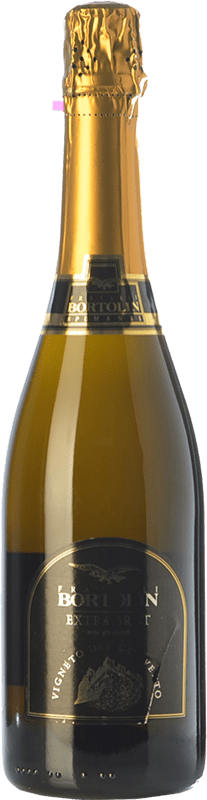 Envoi gratuit | Blanc mousseux Bortolin Vigneto del Convento Extra- Brut I.G.T. Vino Spumante di Qualità Italie Chardonnay, Glera 75 cl