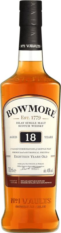 121,95 € | Whisky Single Malt Morrison's Bowmore Islay Royaume-Uni 18 Ans 70 cl