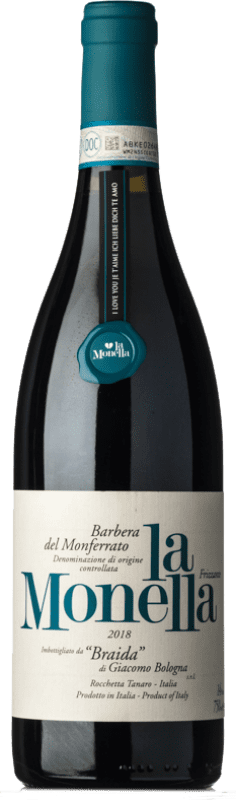 15,95 € | 红酒 Braida di Giacomo Bologna La Monella D.O.C. Barbera del Monferrato 皮埃蒙特 意大利 Barbera 75 cl