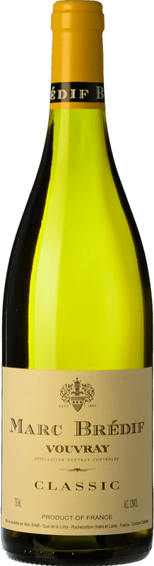 17,95 € | Белое вино Brédif Marc Classic A.O.C. Vouvray Луара Франция Chenin White 75 cl