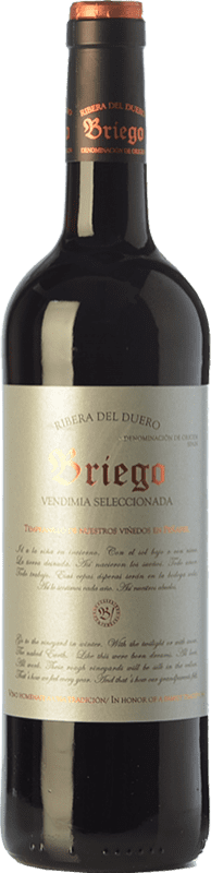 12,95 € 送料無料 | 赤ワイン Briego Vendimia Seleccionada 若い D.O. Ribera del Duero