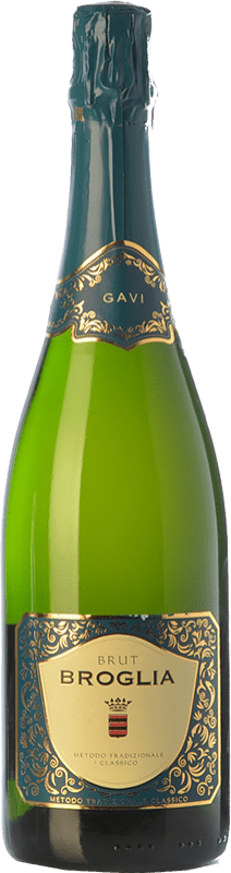 26,95 € | 白起泡酒 Broglia 香槟 D.O.C.G. Cortese di Gavi 皮埃蒙特 意大利 Cortese 75 cl