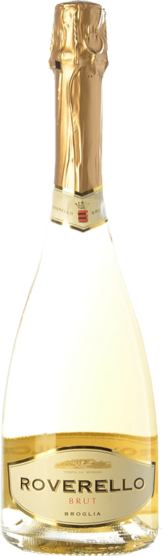 10,95 € Envio grátis | Espumante Branco Broglia Roverello Brut — Bruto D.O.C.G. Cortese di Gavi