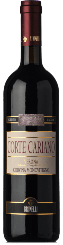 12,95 € | Vin rouge Brunelli Corte Cariano I.G.T. Veronese Vénétie Italie Corvina 75 cl