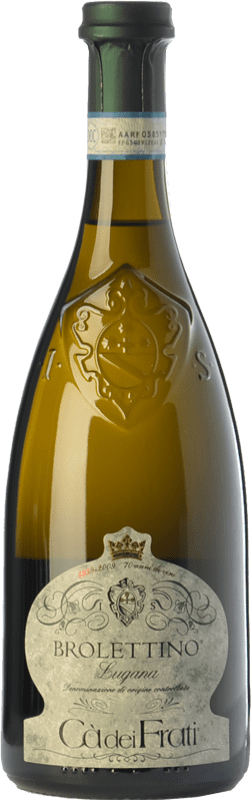 Spedizione Gratuita | Vino Bianco Cà dei Frati Brolettino D.O.C. Lugana lombardia Italia Trebbiano 75 cl